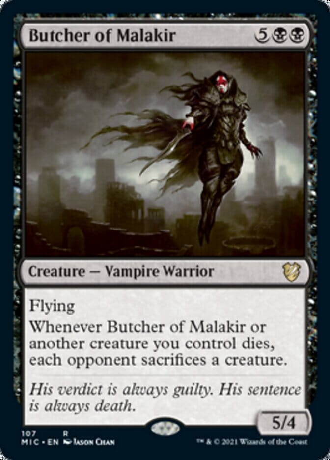 Butcher of Malakir [Innistrad: Midnight Hunt Commander] MTG Single Magic: The Gathering  | Multizone: Comics And Games