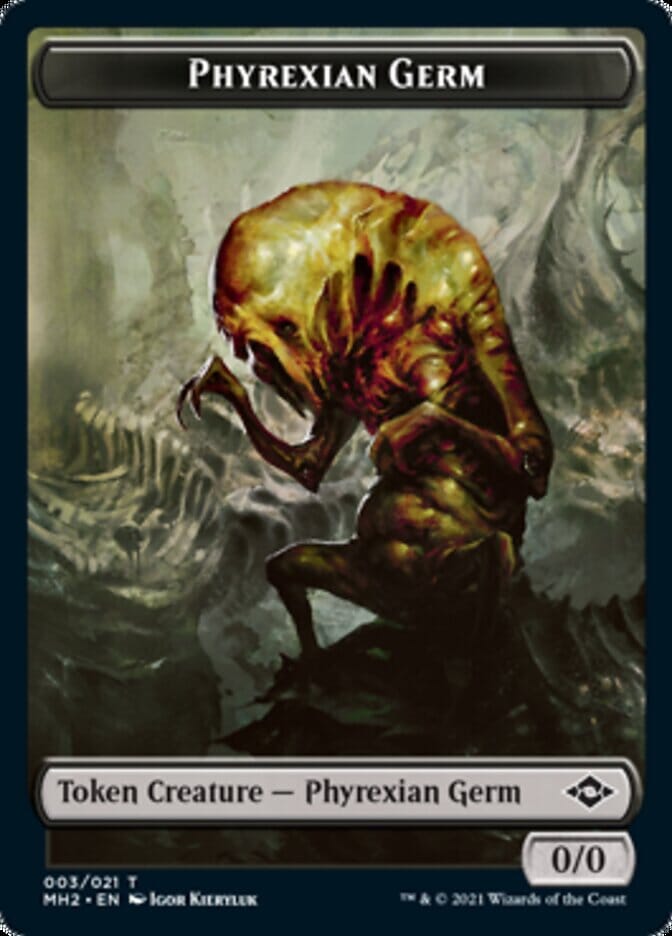Phyrexian Germ Token [Modern Horizons 2 Tokens] MTG Single Magic: The Gathering  | Multizone: Comics And Games