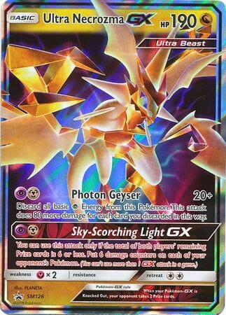 Ultra Necrozma GX (SM126) (Jumbo Card) [Sun & Moon: Black Star Promos] Pokemon Single Pokémon  | Multizone: Comics And Games