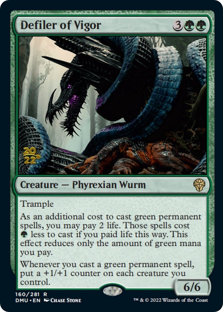 Defiler of Vigor [Dominaria United Prerelease Promos] MTG Single Magic: The Gathering  | Multizone: Comics And Games