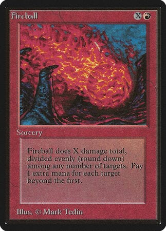 Fireball [Limited Edition Beta] MTG Single Magic: The Gathering  | Multizone: Comics And Games