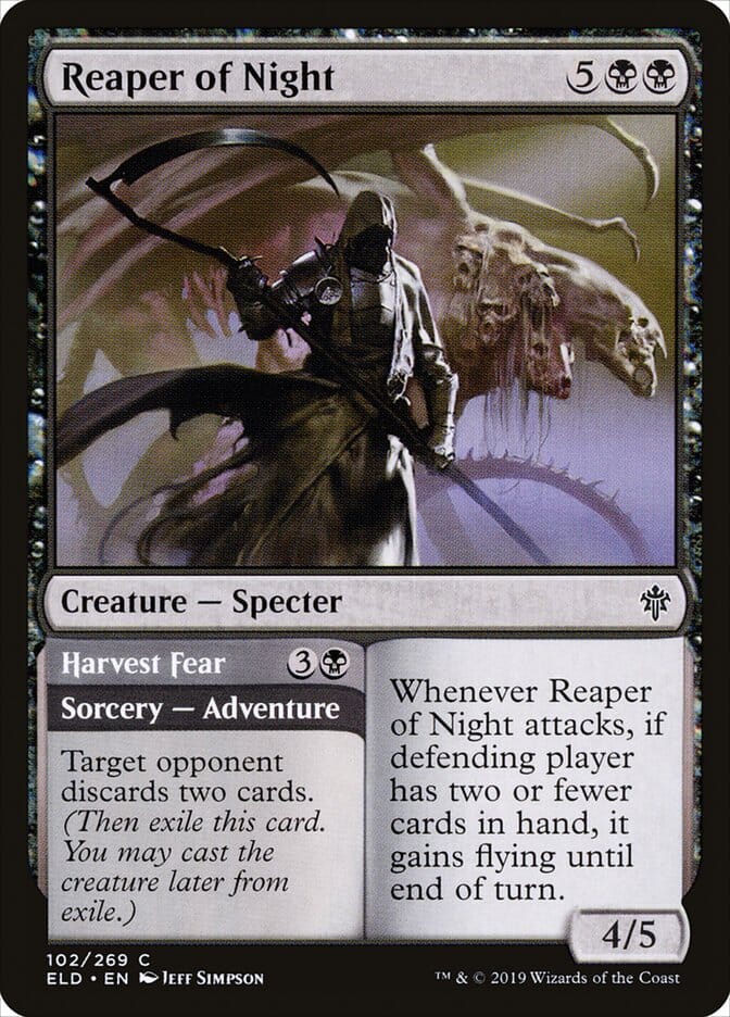 Reaper of Night // Harvest Fear [Throne of Eldraine] MTG Single Magic: The Gathering  | Multizone: Comics And Games