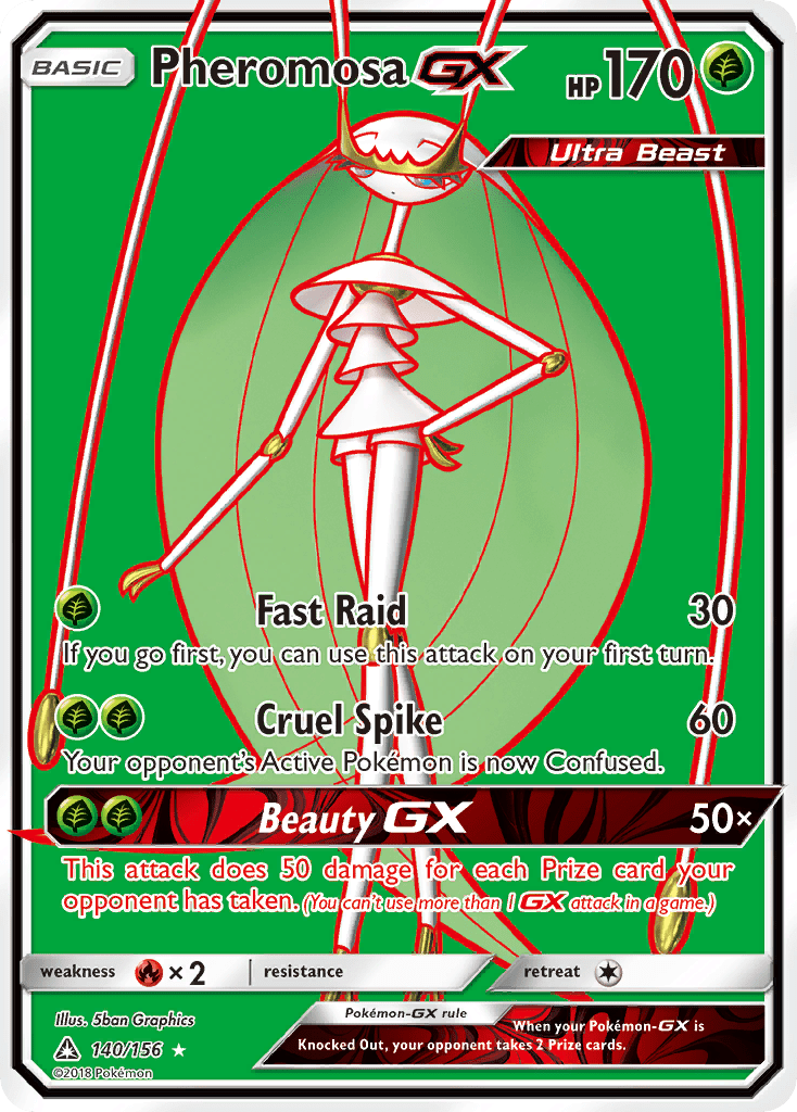 Pheromosa GX (140/156) [Sun & Moon: Ultra Prism] Pokemon Single Pokémon  | Multizone: Comics And Games