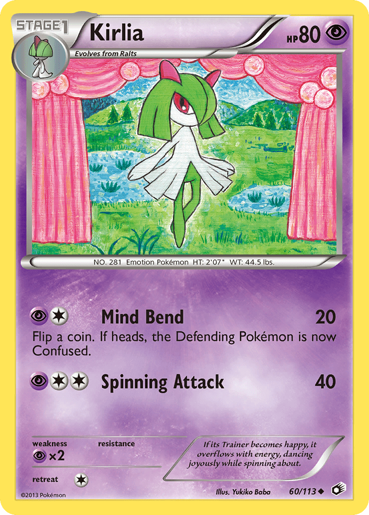 Kirlia (60/113) [Black & White: Legendary Treasures] Pokemon Single Pokémon  | Multizone: Comics And Games