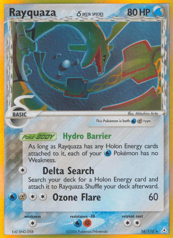 Rayquaza (16/110) (Delta Species) [EX: Holon Phantoms] Pokemon Single Pokémon  | Multizone: Comics And Games