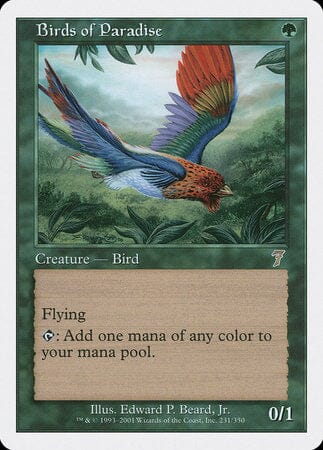 Birds of Paradise [Seventh Edition] MTG Single Magic: The Gathering  | Multizone: Comics And Games