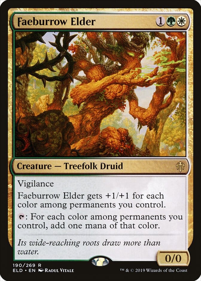 Faeburrow Elder [Throne of Eldraine] MTG Single Magic: The Gathering  | Multizone: Comics And Games