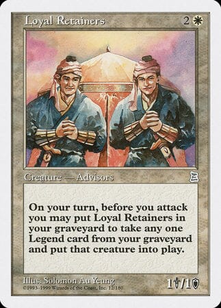 Loyal Retainers [Portal Three Kingdoms] MTG Single Magic: The Gathering  | Multizone: Comics And Games