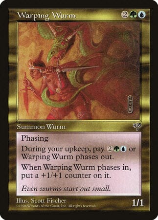 Warping Wurm [Mirage] MTG Single Magic: The Gathering  | Multizone: Comics And Games