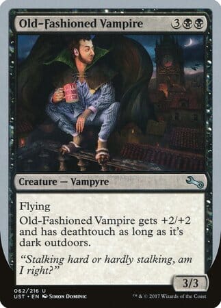 Old-Fashioned Vampire [Unstable] MTG Single Magic: The Gathering  | Multizone: Comics And Games