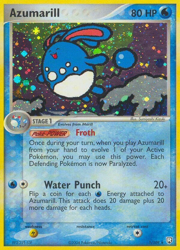 Azumarill (1/109) (Theme Deck Exclusive) [EX: Team Rocket Returns] Pokemon Single Pokémon  | Multizone: Comics And Games