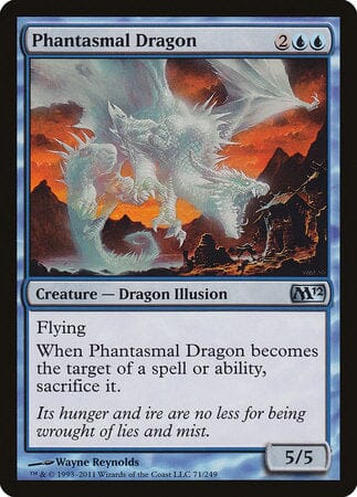Phantasmal Dragon [Magic 2012] MTG Single Magic: The Gathering  | Multizone: Comics And Games
