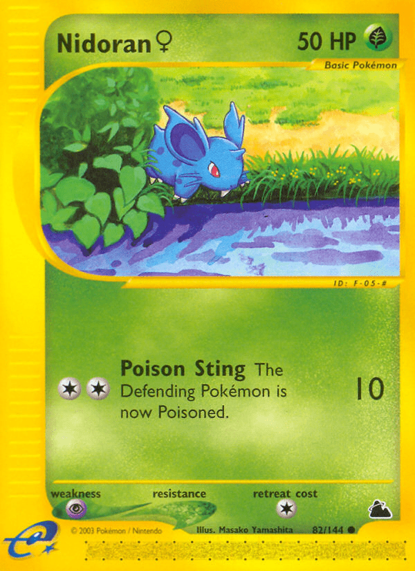 Nidoran (82/144) (Female) [Skyridge] Pokemon Single Pokémon  | Multizone: Comics And Games