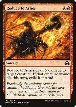 Reduce to Ashes [Shadows over Innistrad] MTG Single Magic: The Gathering  | Multizone: Comics And Games