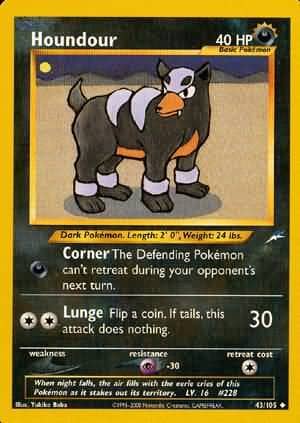 Houndour (43/105) [Neo Destiny Unlimited] Pokemon Single Pokémon  | Multizone: Comics And Games
