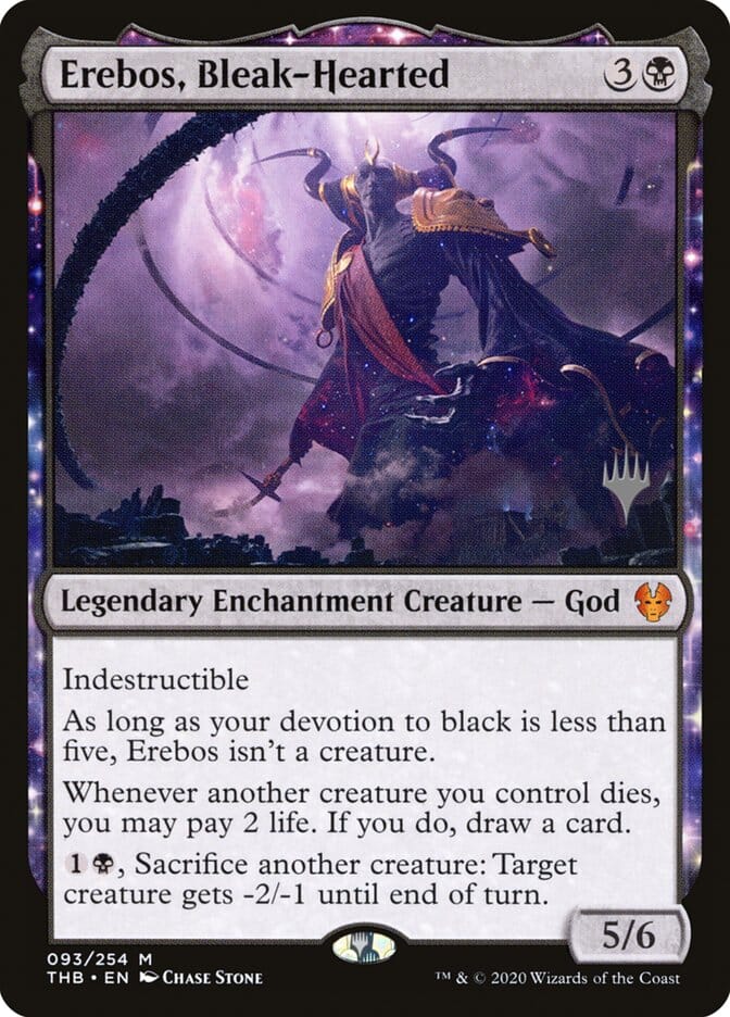Erebos, Bleak-Hearted (Promo Pack) [Theros Beyond Death Promos] MTG Single Magic: The Gathering  | Multizone: Comics And Games