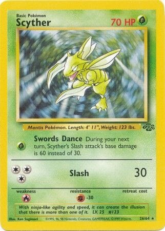 Scyther (26/64) [Jungle Unlimited] Pokemon Single Pokémon  | Multizone: Comics And Games