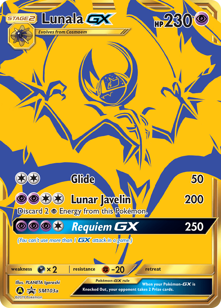 Lunala GX (SM103a) [Sun & Moon: Black Star Promos] Pokemon Single Pokémon  | Multizone: Comics And Games