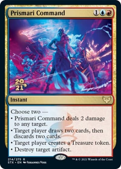 Prismari Command [Strixhaven: School of Mages Prerelease Promos] MTG Single Magic: The Gathering  | Multizone: Comics And Games