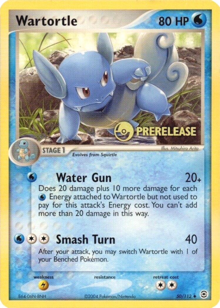 Wartortle (50/112) (Prerelease) [EX: FireRed & LeafGreen] Pokemon Single Pokémon  | Multizone: Comics And Games