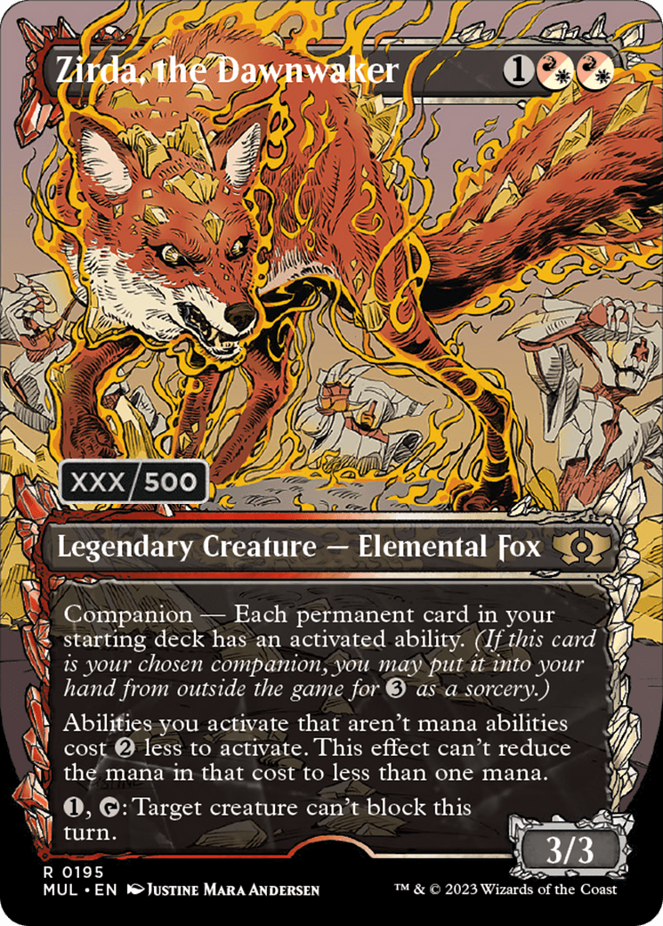 Zirda, the Dawnwaker (Serialized) [Multiverse Legends] MTG Single Magic: The Gathering  | Multizone: Comics And Games