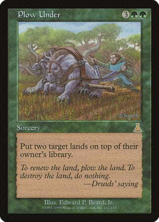 Plow Under [Urza's Destiny] MTG Single Magic: The Gathering  | Multizone: Comics And Games