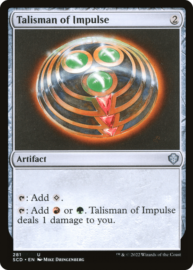Talisman of Impulse [Starter Commander Decks] MTG Single Magic: The Gathering  | Multizone: Comics And Games