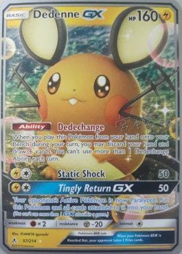 Dedenne GX (57/214) (Pikarom Judge - Haruki Miyamoto) [World Championships 2019] Pokemon Single Pokémon  | Multizone: Comics And Games
