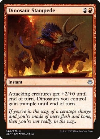 Dinosaur Stampede [Ixalan] MTG Single Magic: The Gathering  | Multizone: Comics And Games
