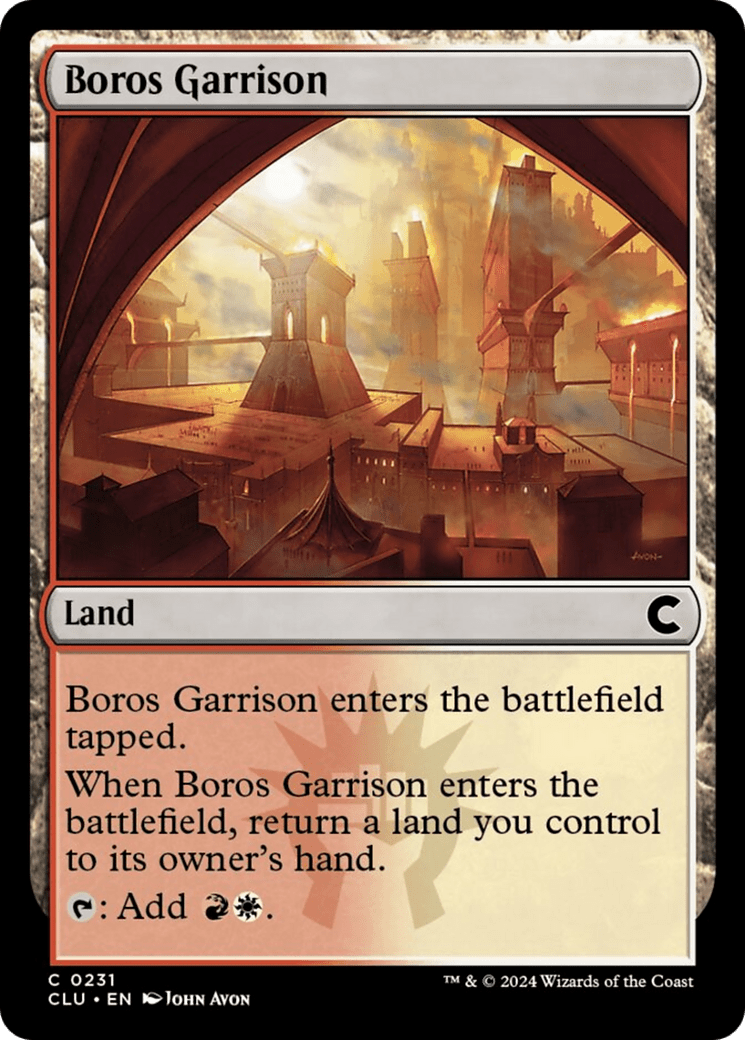 Boros Garrison [Ravnica: Clue Edition] MTG Single Magic: The Gathering  | Multizone: Comics And Games