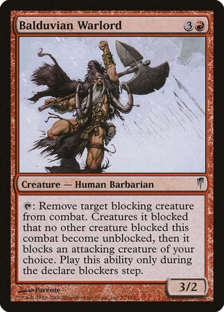 Balduvian Warlord [Coldsnap] MTG Single Magic: The Gathering  | Multizone: Comics And Games