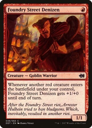 Foundry Street Denizen [Duel Decks: Merfolk vs. Goblins] MTG Single Magic: The Gathering  | Multizone: Comics And Games