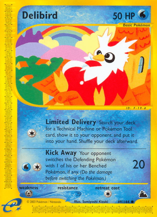 Delibird (49/144) [Skyridge] Pokemon Single Pokémon  | Multizone: Comics And Games