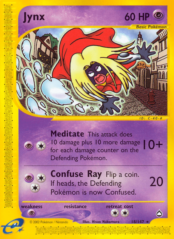 Jynx (18/147) [Aquapolis] Pokemon Single Pokémon  | Multizone: Comics And Games