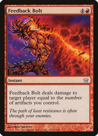 Feedback Bolt [Fifth Dawn] MTG Single Magic: The Gathering  | Multizone: Comics And Games