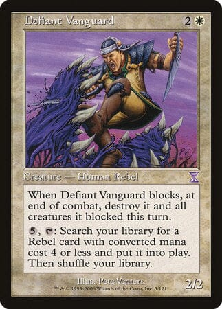 Defiant Vanguard [Time Spiral Timeshifted] MTG Single Magic: The Gathering  | Multizone: Comics And Games
