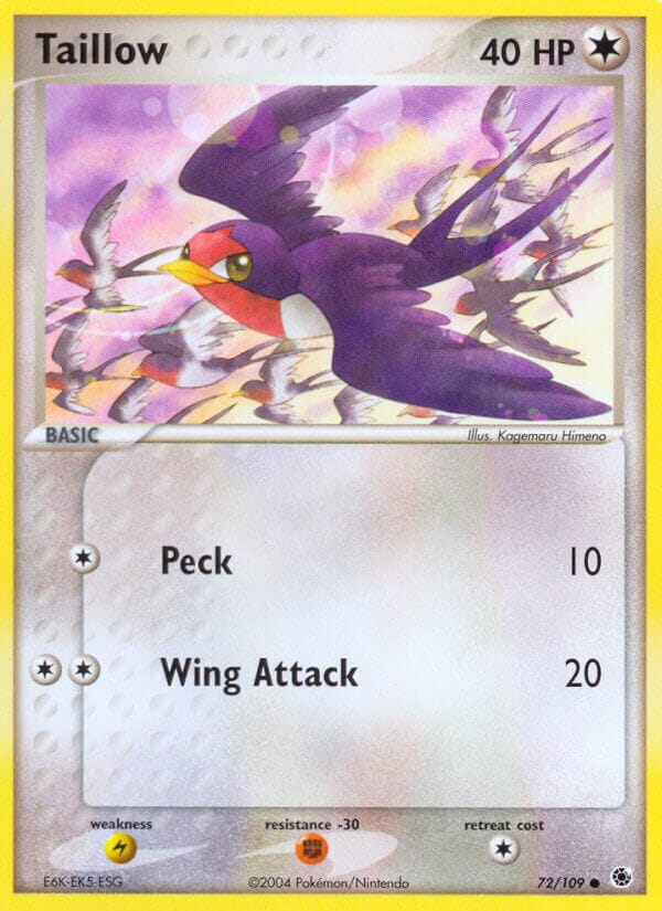 Taillow (72/109) [EX: Battle Stadium] Pokemon Single Pokémon  | Multizone: Comics And Games