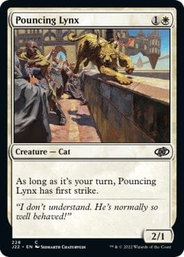 Pouncing Lynx [Jumpstart 2022] MTG Single Magic: The Gathering  | Multizone: Comics And Games