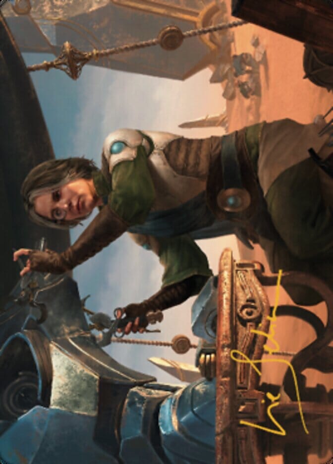 Tocasia, Dig Site Mentor Art Card (Gold-Stamped Signature) [The Brothers' War Art Series] MTG Single Magic: The Gathering  | Multizone: Comics And Games
