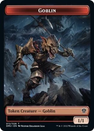 Zombie Knight // Goblin Double-sided Token [Dominaria United Commander Tokens] MTG Single Magic: The Gathering  | Multizone: Comics And Games