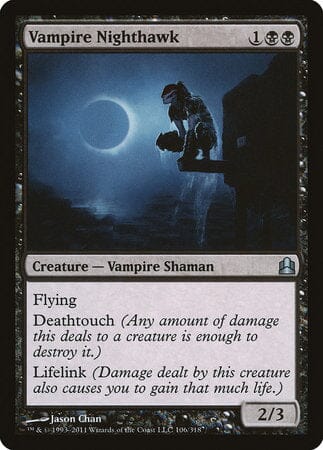 Vampire Nighthawk [Commander 2011] MTG Single Magic: The Gathering  | Multizone: Comics And Games