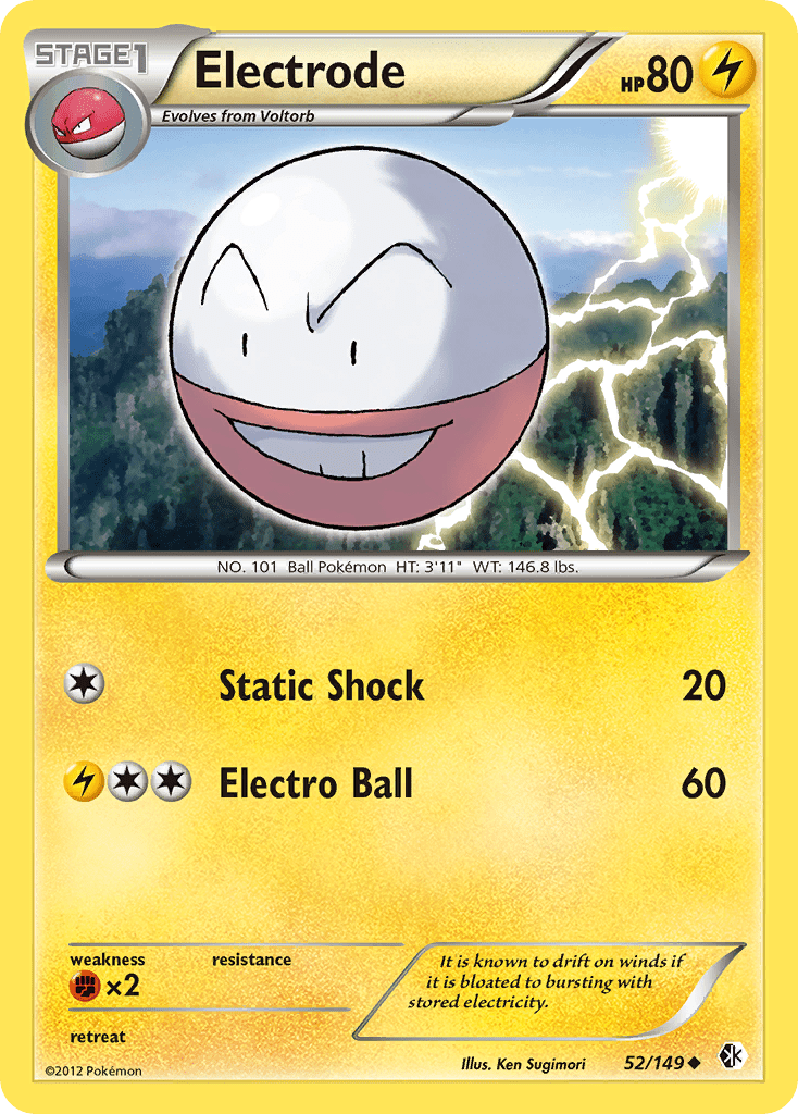 Electrode (52/149) [Black & White: Boundaries Crossed] Pokemon Single Pokémon  | Multizone: Comics And Games