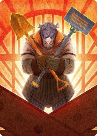 Mr. Orfeo, the Boulder Art Card [Streets of New Capenna Art Series] MTG Single Magic: The Gathering  | Multizone: Comics And Games