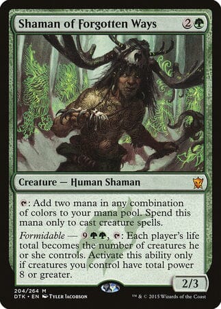 Shaman of Forgotten Ways [Dragons of Tarkir] MTG Single Magic: The Gathering  | Multizone: Comics And Games