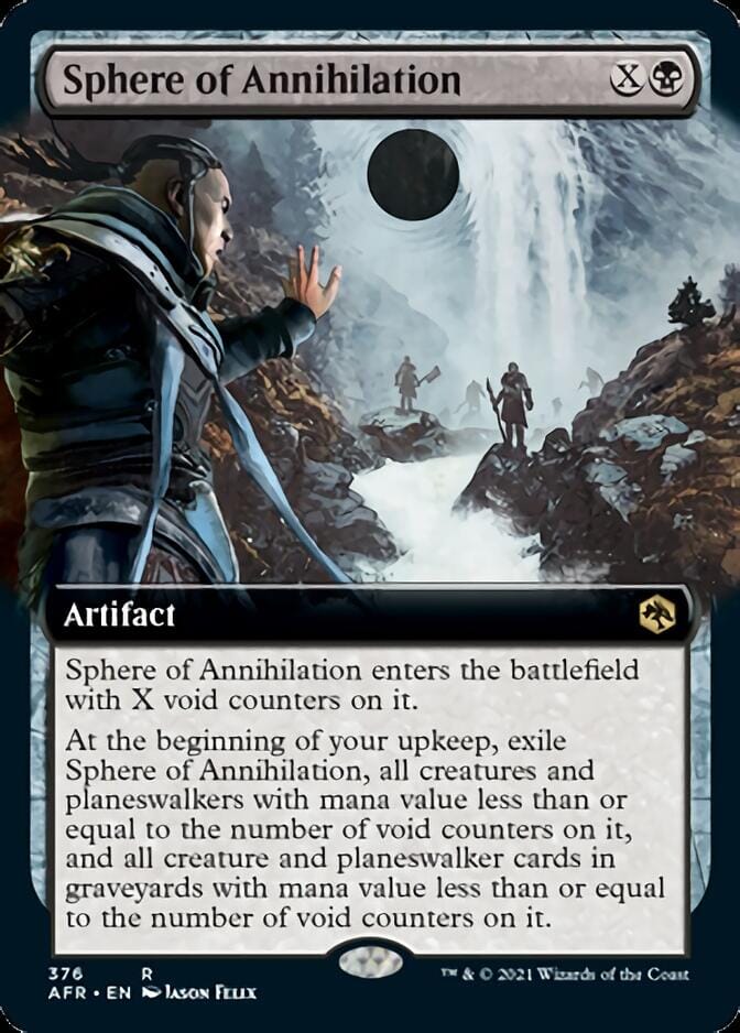 Sphere of Annihilation (Extended) [Dungeons & Dragons: Adventures in the Forgotten Realms] MTG Single Magic: The Gathering  | Multizone: Comics And Games