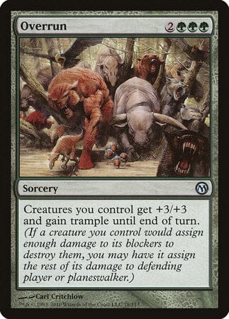 Overrun [Duels of the Planeswalkers] MTG Single Magic: The Gathering  | Multizone: Comics And Games