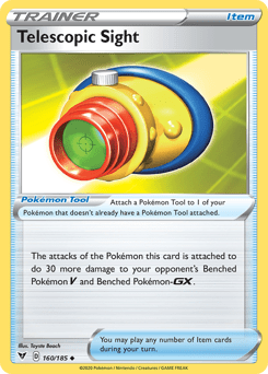 Telescopic Sight (160/185) [Sword & Shield: Vivid Voltage] Pokemon Single Pokémon  | Multizone: Comics And Games