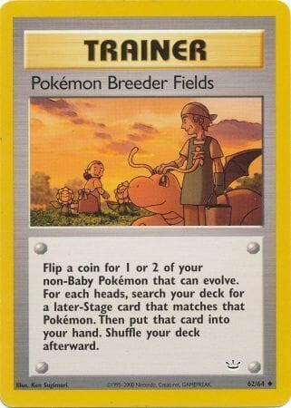 Pokemon Breeder Fields (62/64) [Neo Revelation Unlimited] Pokemon Single Pokémon  | Multizone: Comics And Games
