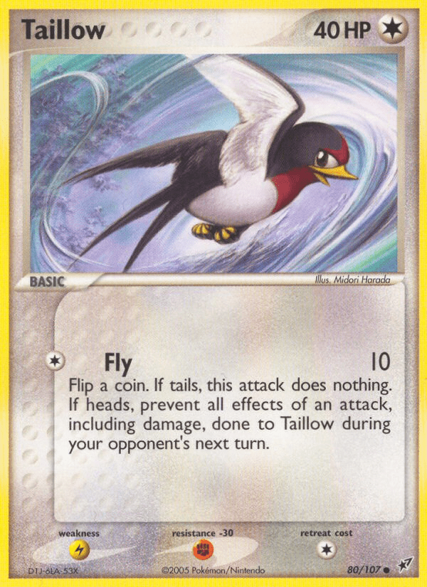 Taillow (80/107) [EX: Deoxys] Pokemon Single Pokémon  | Multizone: Comics And Games