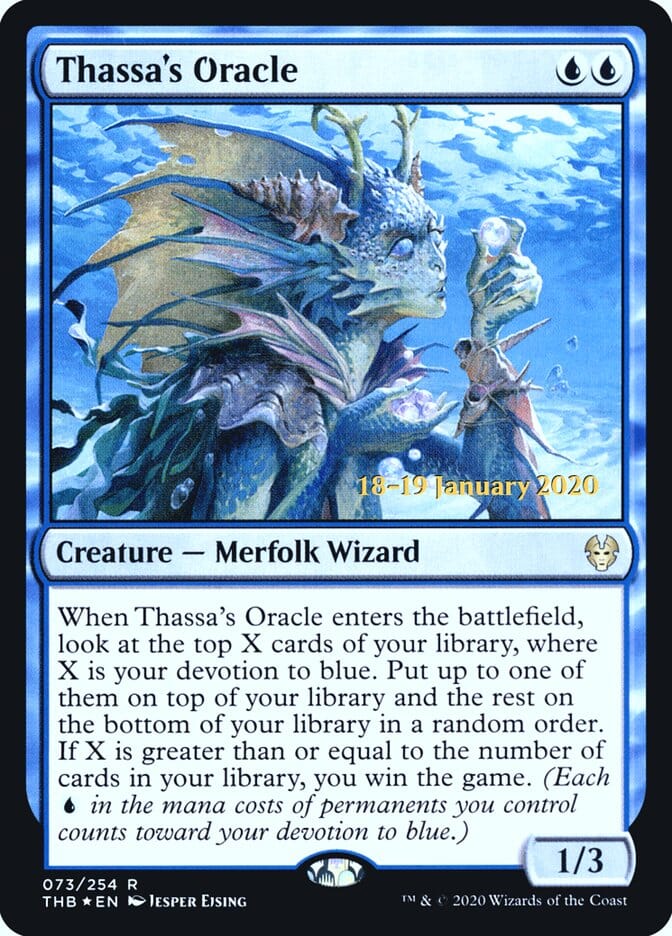 Thassa's Oracle [Theros Beyond Death Prerelease Promos] MTG Single Magic: The Gathering  | Multizone: Comics And Games